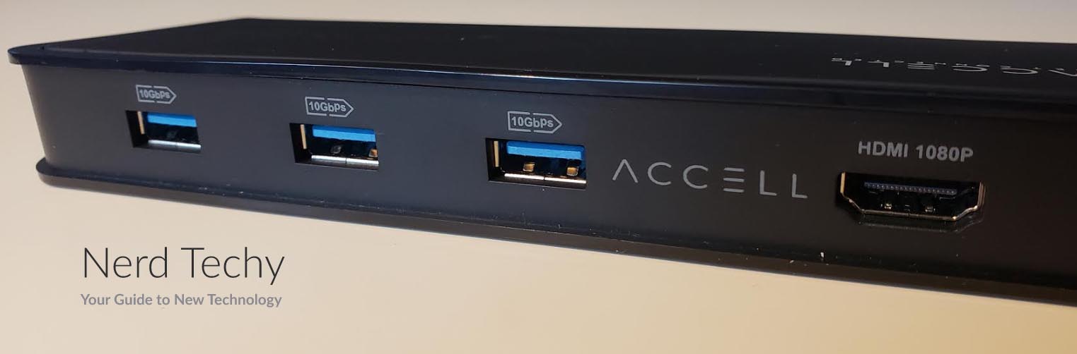 Accell无驱动USB-C 4K对接站