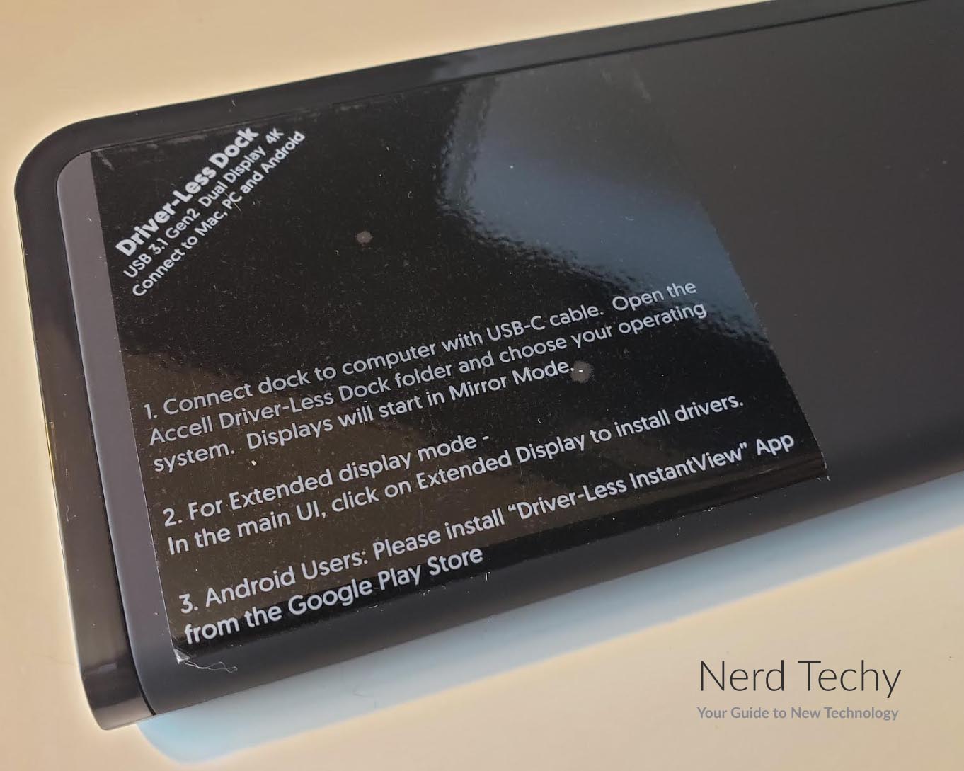 Accell无驱动USB-C 4K对接站